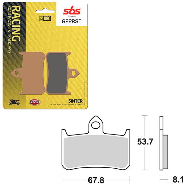 SBS BRAKE PAD 622RST