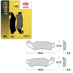 SBS BRAKE PAD 623HF