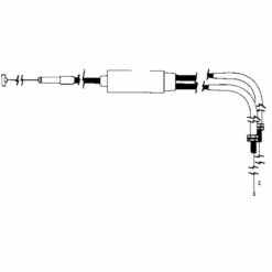 CABLE THROTTLE DUAL POLARIS