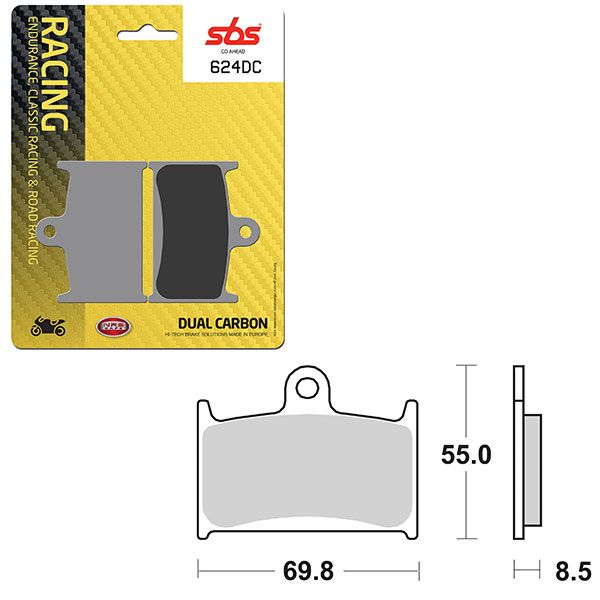 SBS BRAKE PAD 624DC