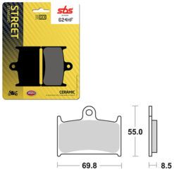 SBS BRAKE PAD 624HF