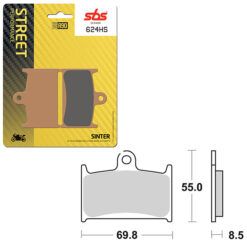 SBS BRAKE PAD 624HS