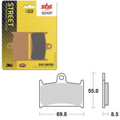 SBS BRAKE PAD 624SP