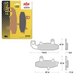 SBS BRAKE PAD 626HS