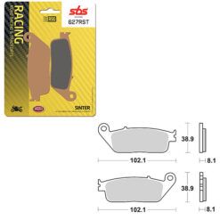 SBS BRAKE PAD 627RST