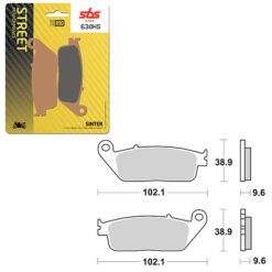 SBS BRAKE PAD 630HS