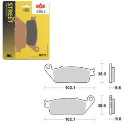 SBS BRAKE PAD 630LS
