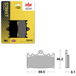SBS BRAKE PAD 631HF