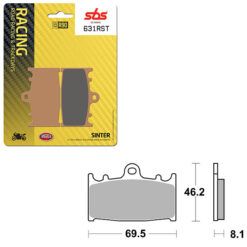 SBS BRAKE PAD 631RST