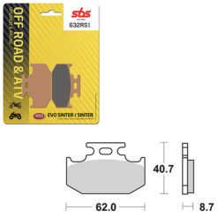 SBS BRAKE PAD 632RSI
