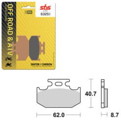 SBS BRAKE PAD 632SI