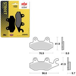 SBS BRAKE PAD 633HF
