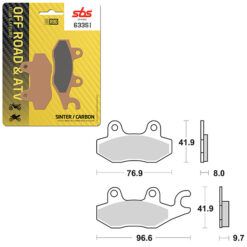 SBS BRAKE PAD 633SI