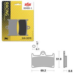 SBS BRAKE PAD 634DS-1