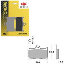SBS BRAKE PAD 634DS-2