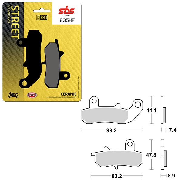SBS BRAKE PAD 635HF