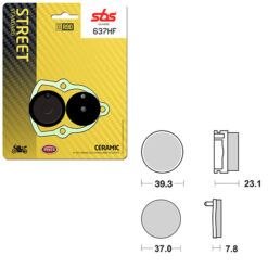 SBS BRAKE PAD 637HF