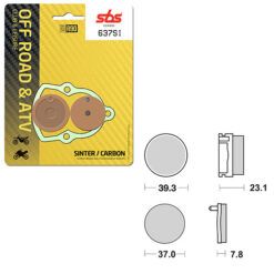 SBS BRAKE PAD 637SI