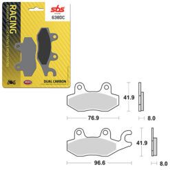 SBS BRAKE PAD 638DC