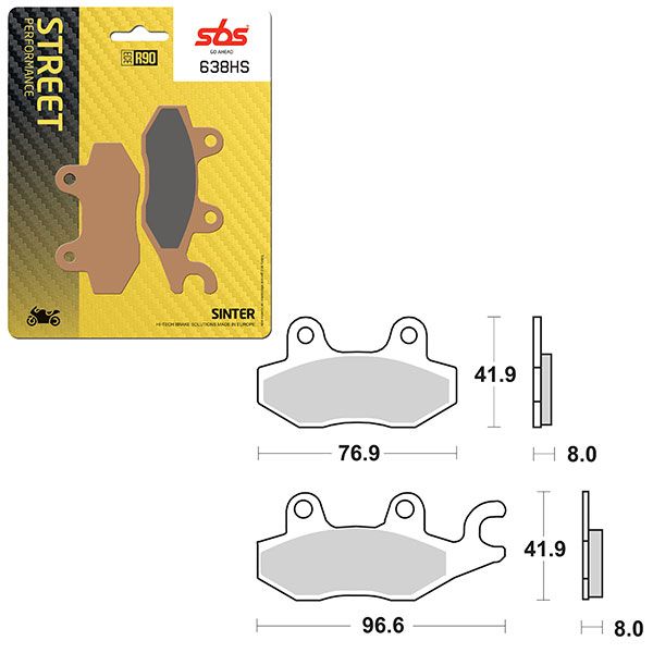 SBS BRAKE PAD 638HS