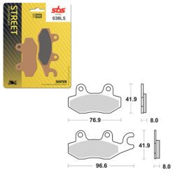 SBS BRAKE PAD 638LS
