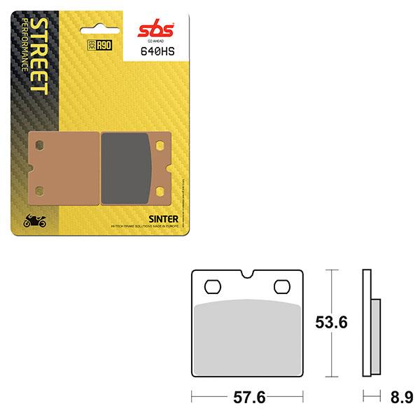 SBS BRAKE PAD 640HS