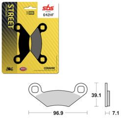 SBS BRAKE PAD 642HF