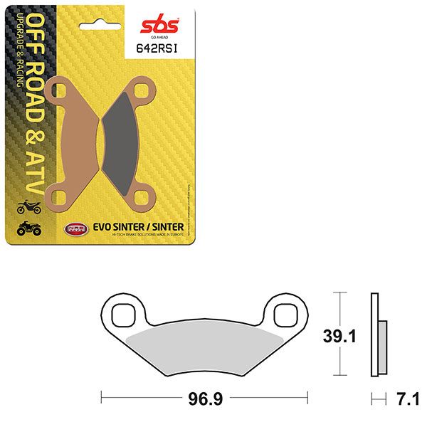 SBS BRAKE PAD 642RSI