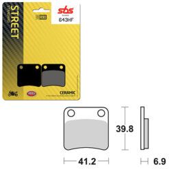 SBS BRAKE PAD 643HF