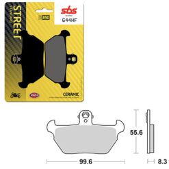 SBS BRAKE PAD 644HF