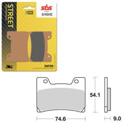 SBS BRAKE PAD 645HS