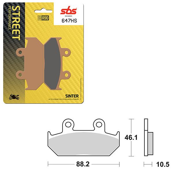 SBS BRAKE PAD 647HS