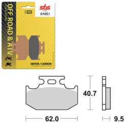 SBS BRAKE PAD 648SI