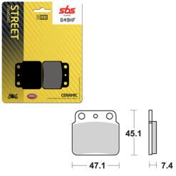 SBS BRAKE PAD 649HF