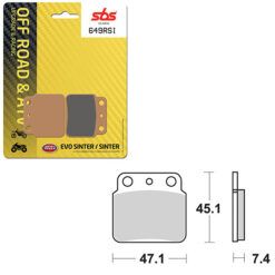 SBS BRAKE PAD 649RSI