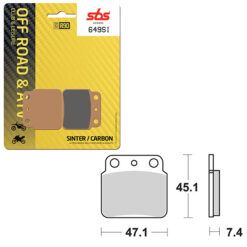 SBS BRAKE PAD 649SI