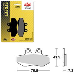 SBS BRAKE PAD 652HF