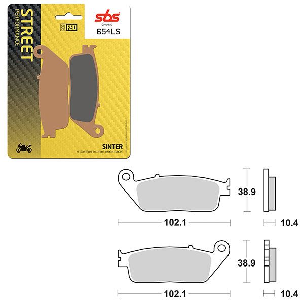 SBS BRAKE PAD 654LS