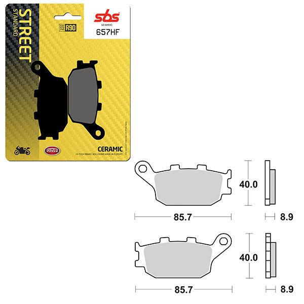 SBS BRAKE PAD 657HF
