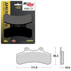 SBS BRAKE PAD 658H.CT