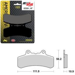 SBS BRAKE PAD 658H.HF