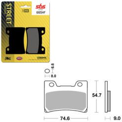 SBS BRAKE PAD 665HF