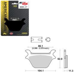 SBS BRAKE PAD 669H.CT