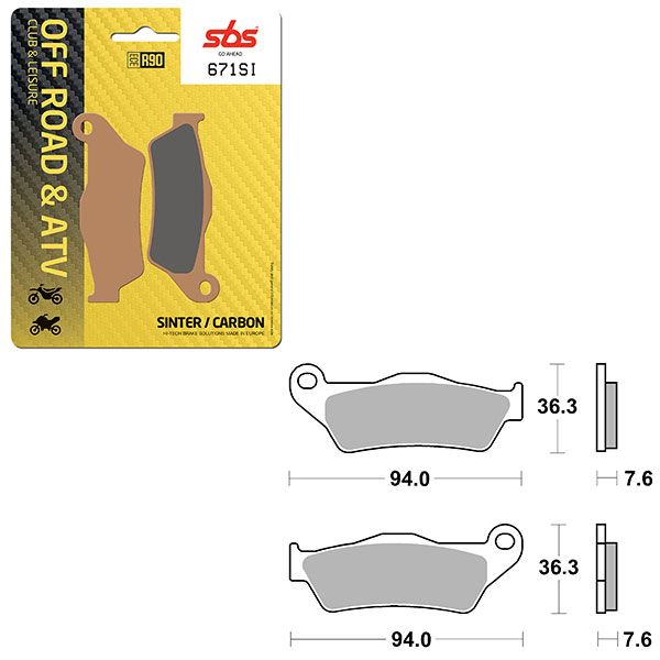 SBS BRAKE PAD 671SI