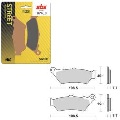 SBS BRAKE PAD 674LS