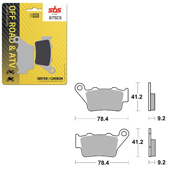 SBS BRAKE PAD 675CS