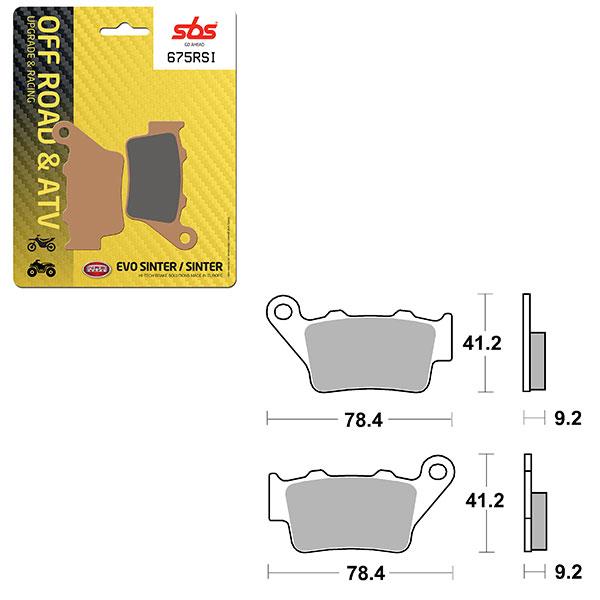 SBS BRAKE PAD 675RSI
