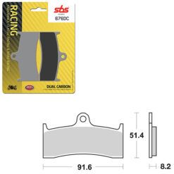 SBS BRAKE PAD 676DC