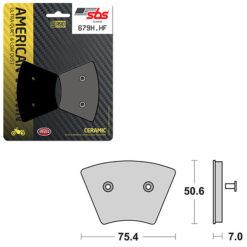 SBS BRAKE PAD 679H.HF