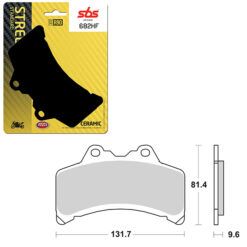 SBS BRAKE PAD 682HF